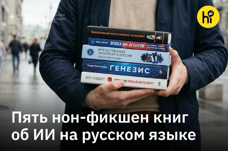 💡 Пять нон-фикшен книг 2025 года о том, куда движется ИИ — и что с этим делать
Эти книги рассказыва