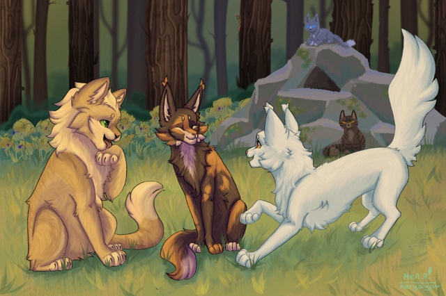 Львиногрив, Ярохвост и Буран.
Небольшой хедканон на то...