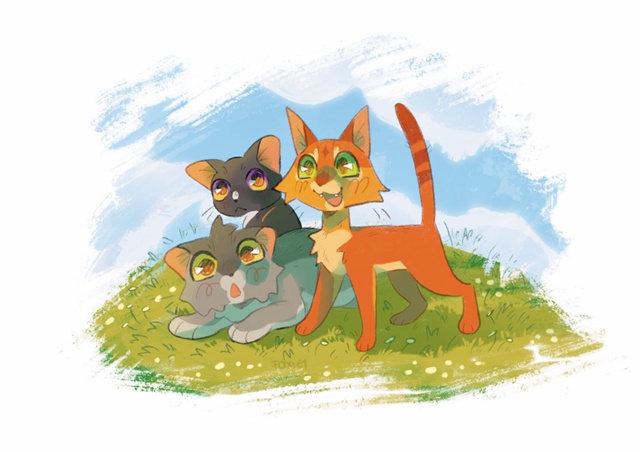 Огонёк, Клубок и Горелый — редрав
© foxiei
#KV_ZZ_ART