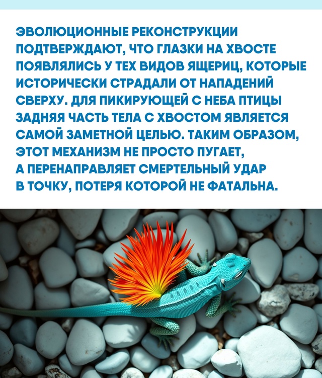 Яркий и заметный хвост кажется для маленького существ?...