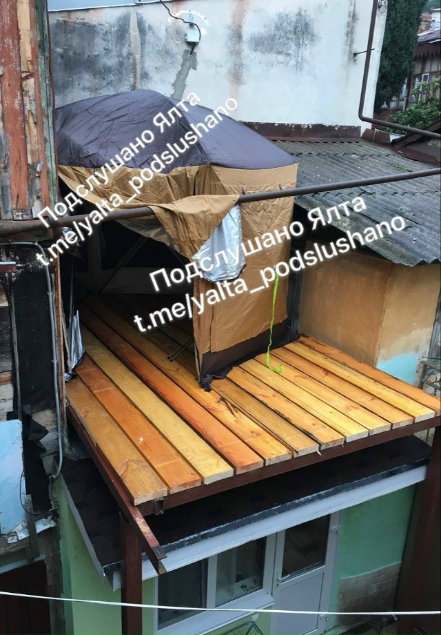 Доступное жилье по-ялтенски! 🤣
Но это смешно и грустно...