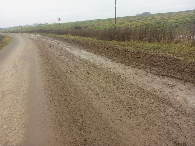 На первом километре с.Сосновец в сторону с.Болотново н...