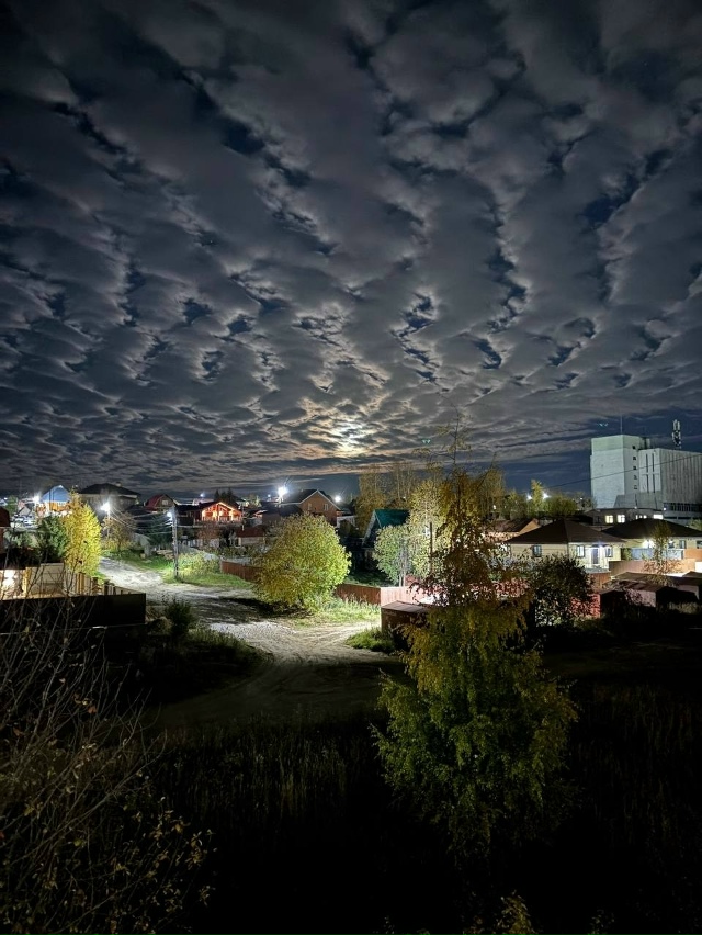 Облачный флешмоб в Соликамске
Природа постаралась ?