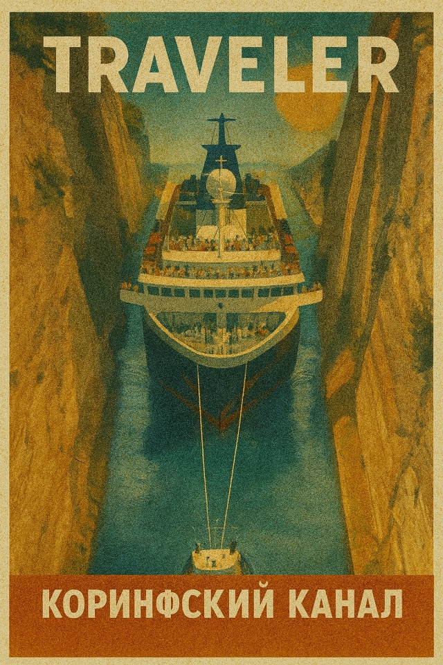 🌍 Коринфский канал, Греция
Одно из самых впечатляющи?...