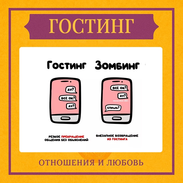 Гостинг — это поведение, при котором человек внезапно ...
