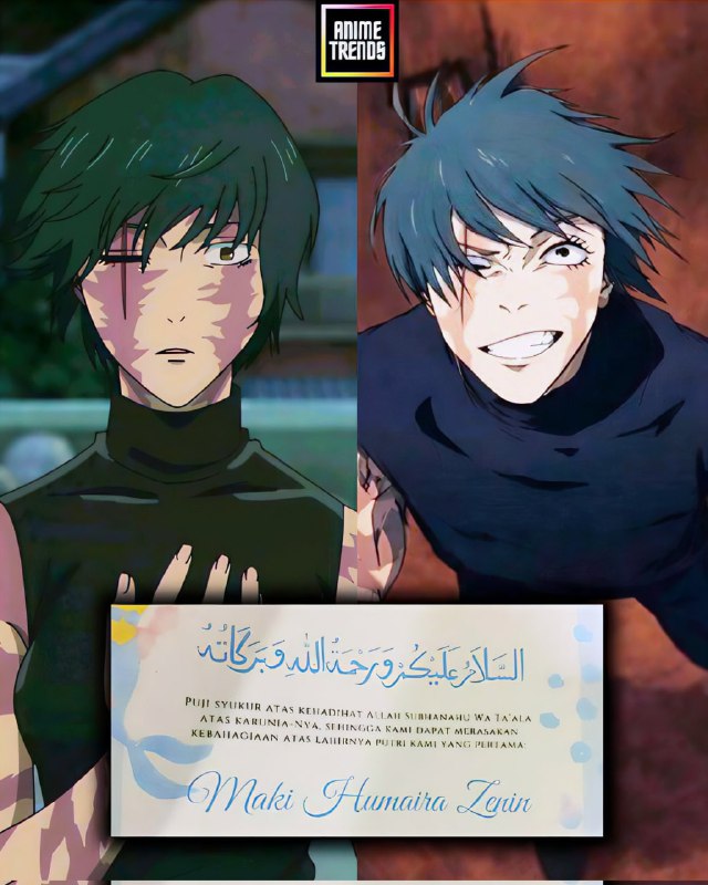 🛐Поклонник аниме «Магическая битва» решил назвать свою дочь в честь персонажа Маки Зенин.
Имя было