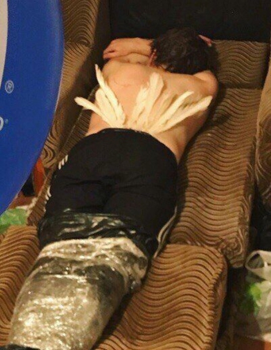 Наплавался в океане, теперь и полежать можно