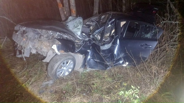 Серьезная авария произошла 14 ноября в 2:45 на трассе Пок?...