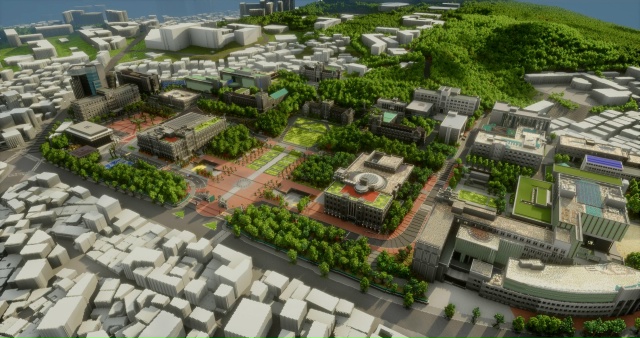 Студент потратил 700 часов на воссоздание своего универ...