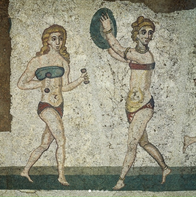 Римские «Девушки бикини»
Эти знаменитые мозаики, час?...