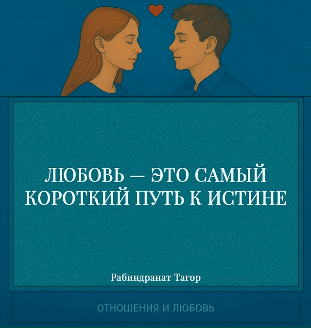Тагор говорит о том, что любовь открывает человеку то, ?...