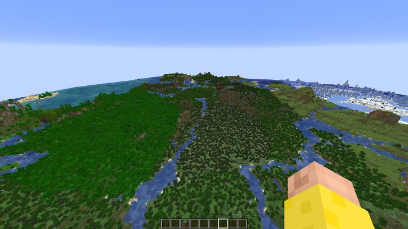 В Minecraft нашли имбовый сид, который генерирует идеальный мир: это дикая удача — обычно геймерам п