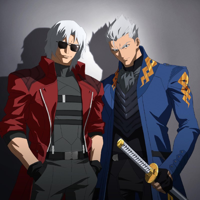 🩸Новые иллюстрации с Данте и Вергилием из 2 сезона аниме «Devil May Cry»