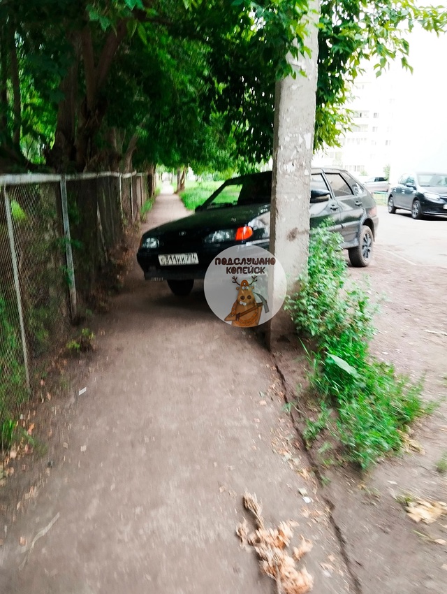 Вот такие в Копейске цари парковок, как хочу так и парк?...