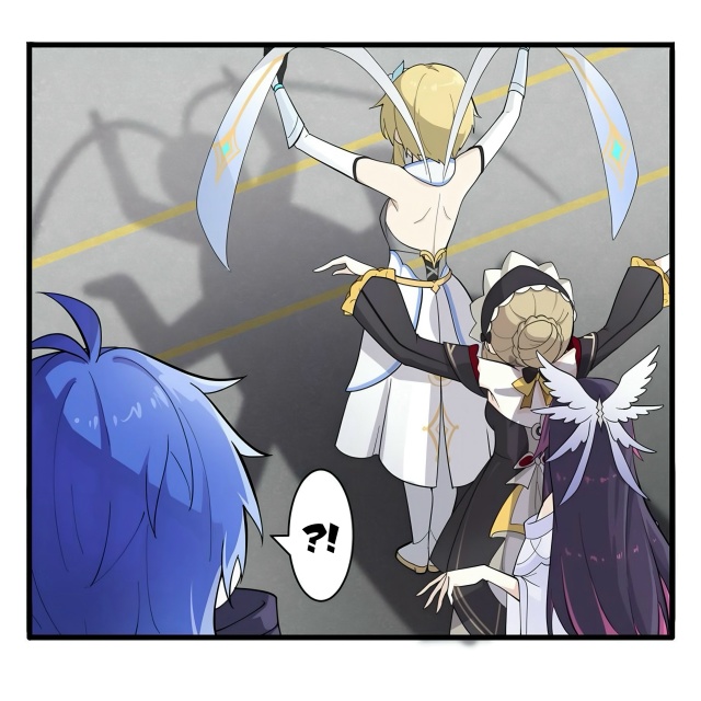 — Кто-то в этом тренде с тенью делает котика, а эти гени...