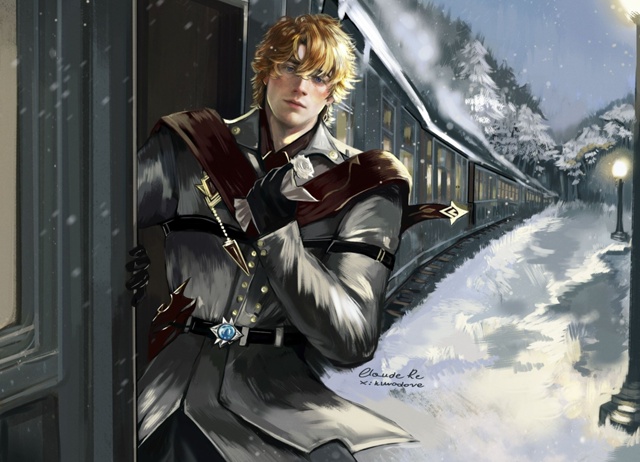 — Тарталья в форме офицера Снежной ❄️🫡
Потрясающие ...