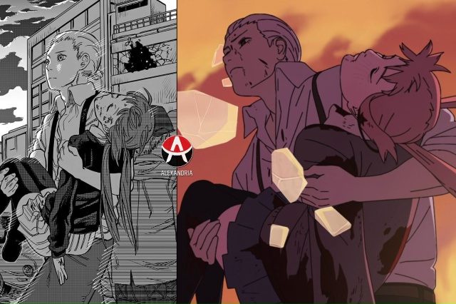 🔥Сравниваем «Ван-шоты Фудзимото»: манга х 4 серия.
#ср...