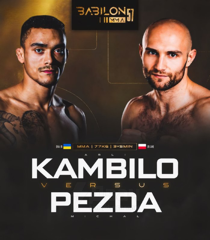 Михал Пезда выйдет против Арли Камбило в рамках польского промоушена
После анонса боя соцсети украи