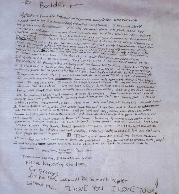 ❗️Курта Кобейна убили, это не cyицид — к такому выводу пришёл криминалист Брайан Бернетт в статье дл