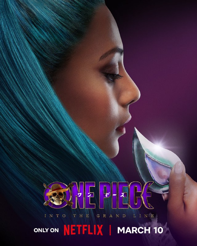 🏴‍☠️Новый постер с Виви ко второму сезону лайф-экшн сериала «Ван-Пис»
Премьера состоится 10 марта 2