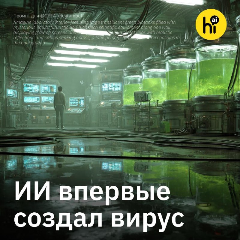 🦠 ИИ впервые синтезировал реальный вирус
Ученые из Стэнфордского университета впервые создали вирус