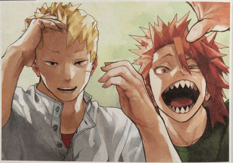 ⚡️Фото с выставки посвященной «Моей геройской академии»