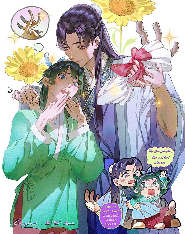 #Kusuriya_no_Hitorigoto / Монолог в аптечной лавке
Art: lacampanule
(Дз?...