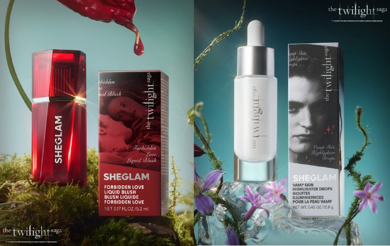 ОМГ, бренд Sheglam выпустил линейку косметики по «Сумеркам»!
В неё вошли палетка теней, жидкие рум