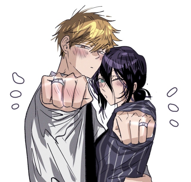 #Chainsaw_Man / Человек-бензопила
Бомбическая парочка от busutt...