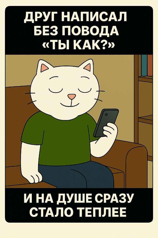 Иногда друзья появляются в самый неожиданный момент —...