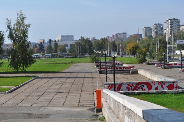 Эспланада в Перми до реконструкции. Уже история! Помни?...