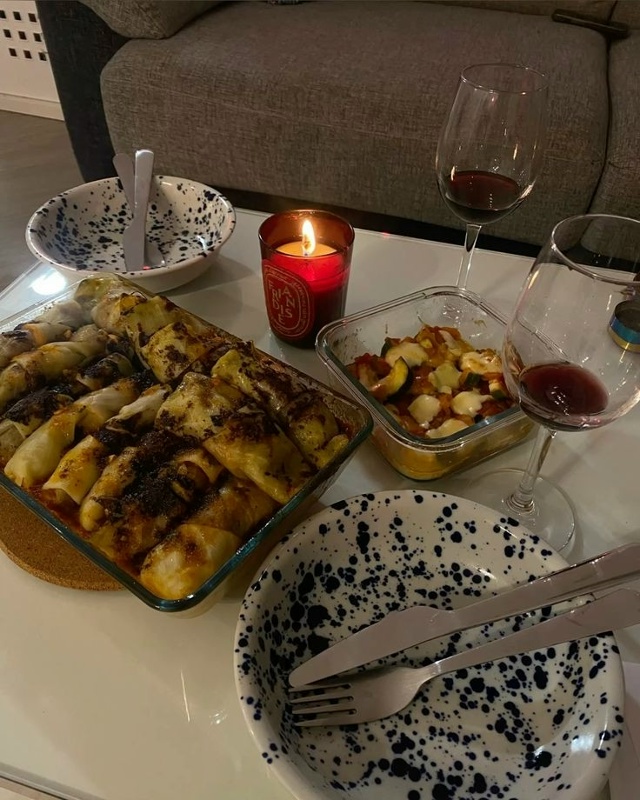 Романтический ужин от мужа с голубцами 😄🥰 А что вы не...