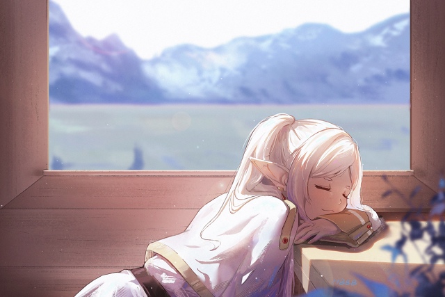 #frieren from #sousou_no_frieren by #heibai_bangbing