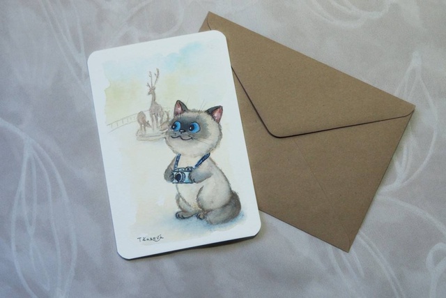 Кто еще не видел раменских котиков?
Местная художница...