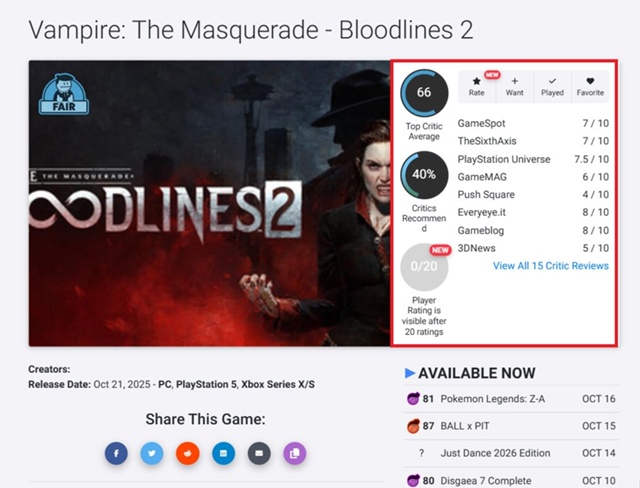 Vampire The Masquerade – Bloodlines 2 оказалась не особо удачной.
Игра...