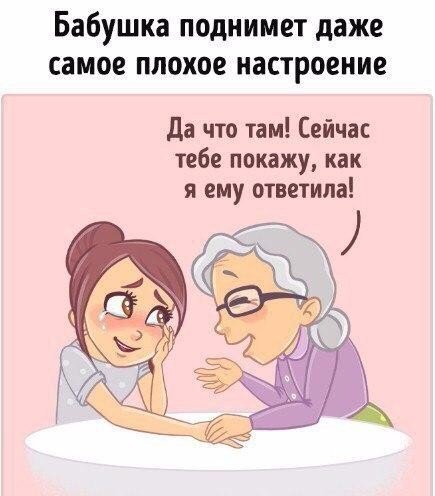 Бабуля - это что-то очень светлое и пахнет булочками...