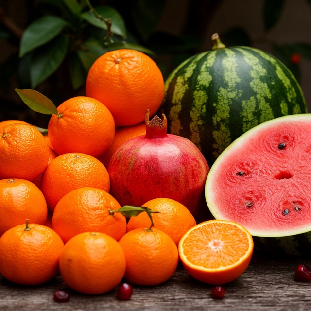 🍊 Мандарины, гранаты и арбузы на своем подоконнике вы?...