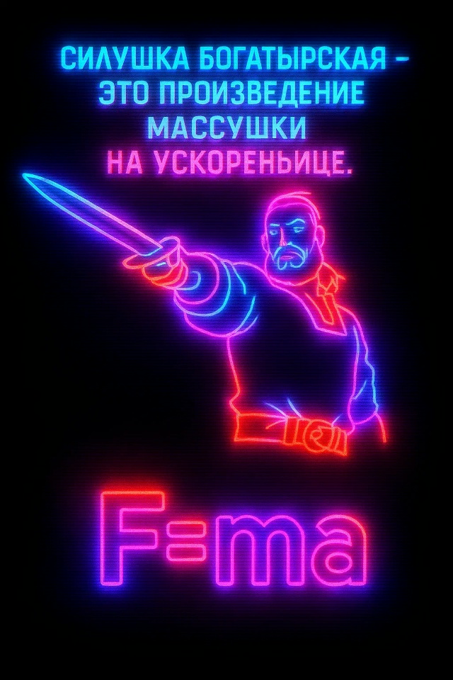 Измеряется в ньютонушках