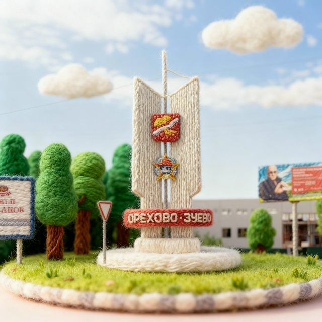 Уютный вязаный город 😍