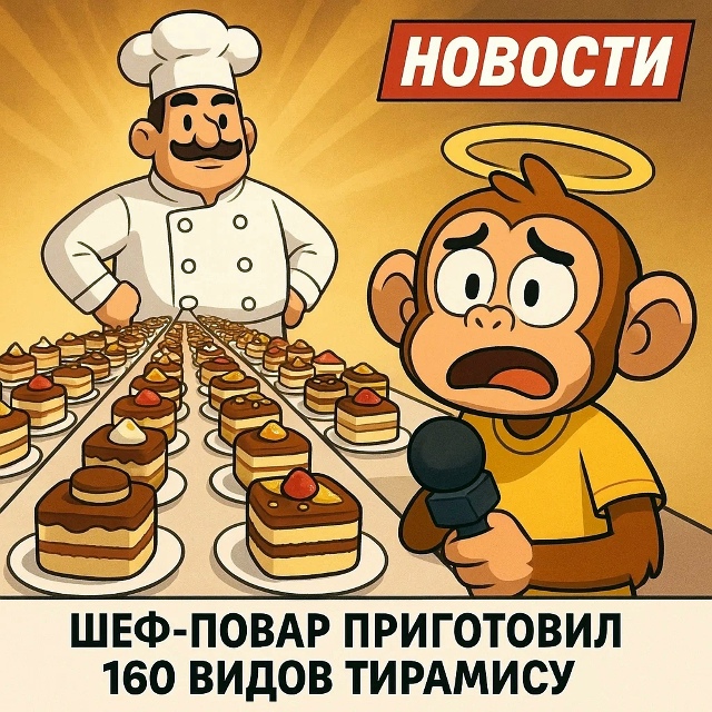 Безумные приколы
Классический тирамису — это, конечно...