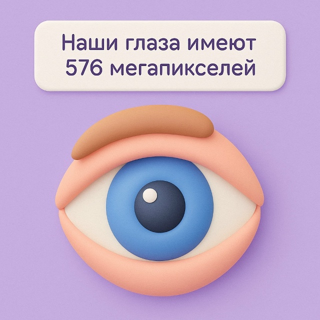 👁️ Зрение мощнее любой камеры
Наши глаза обладают ра...