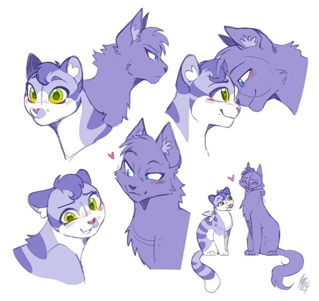 Листвичка и Грач © catmintYT #KV_ZZ_ART