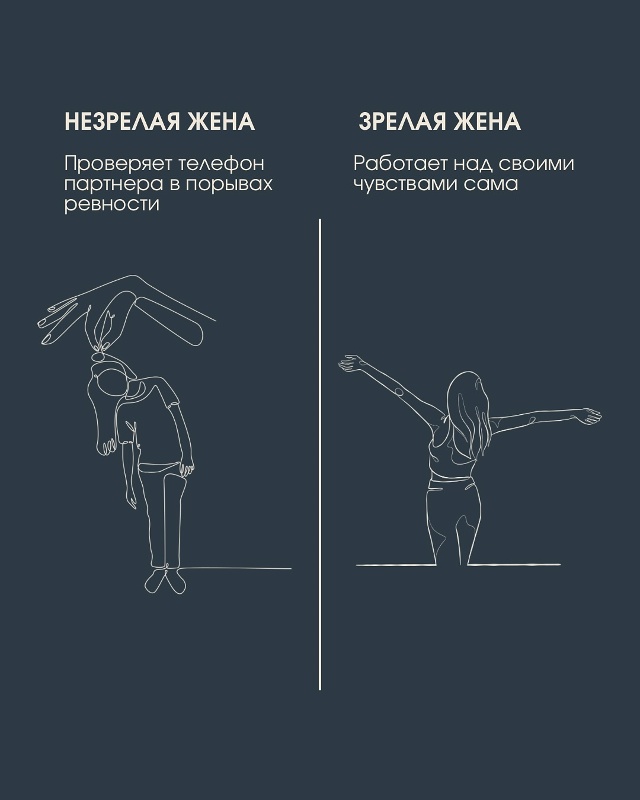 Это база и к мужчинам и к женщинам😉