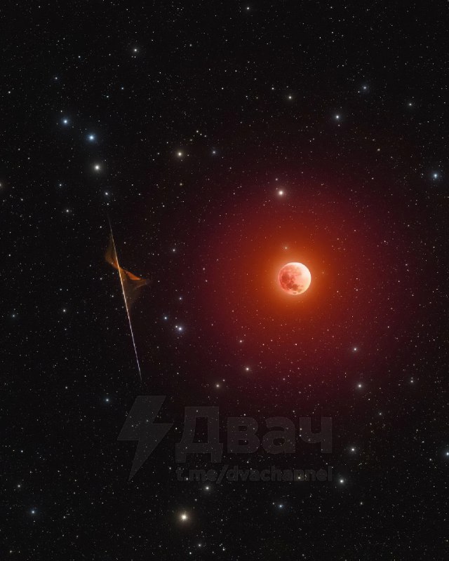 Американский фотограф смог снять одни из самых красивых моментов вчерашнего затмения — когда рядом с