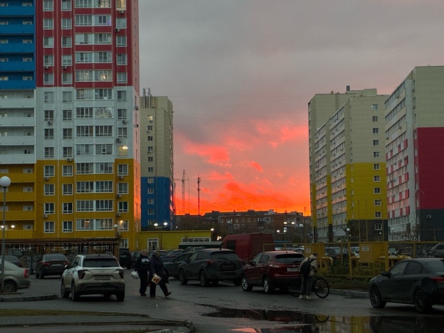 Фото вчерашнего заката от нагих подписчиков