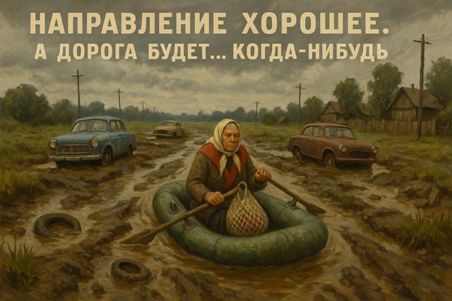Дорога или диагноз.
Когда-то дороги были символом движ...