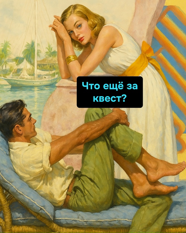Квест с загадками? У меня ипотека, попробуй её разгадай...
