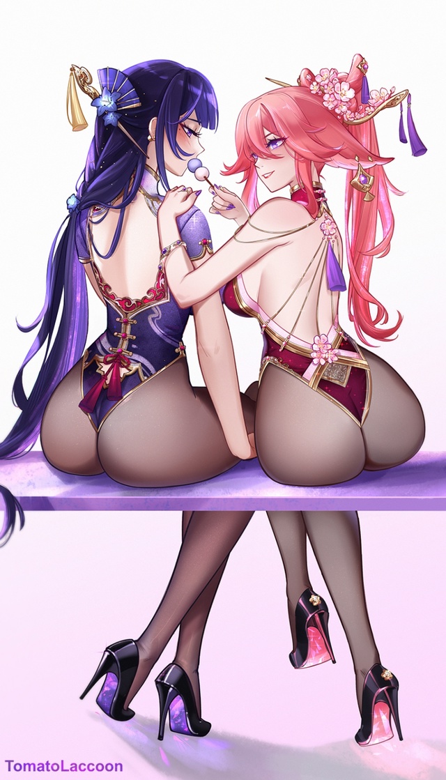 Девочки Геншина #genshin #art #girls