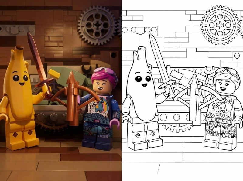 ✏️ Как превратить любую картинку в раскраску
Больше не нужно покупать бесконечные книги-раскраски