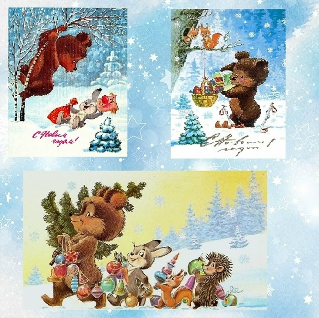 Человек нарисовавший Новый год